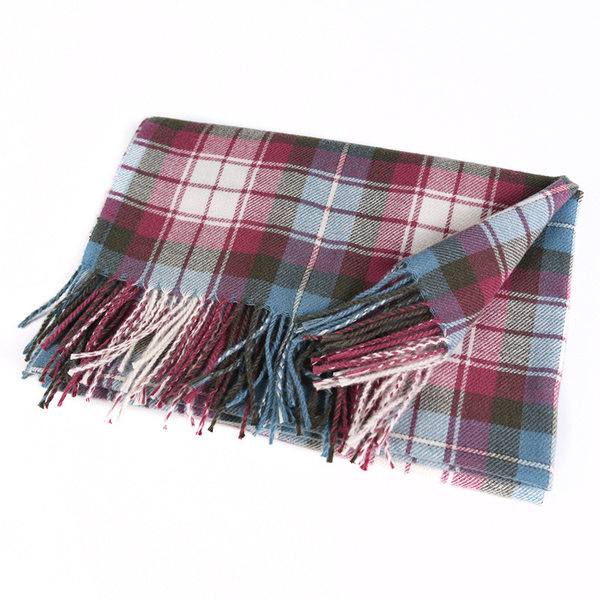 Karirani ženski šal u više boja