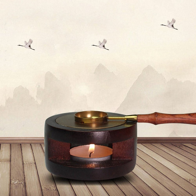 1 tk Retro tihendusvaha ahju ahjupott Vintage tempel vaha pitsat helmed pulgad Lusikas vaha soojendaja sulamisliim ahju tööriistad