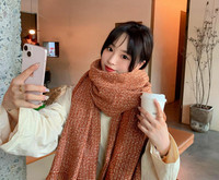 Casual χειμωνιάτικο πλεκτό κασκόλ