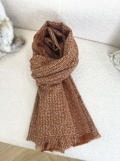 Casual χειμωνιάτικο πλεκτό κασκόλ