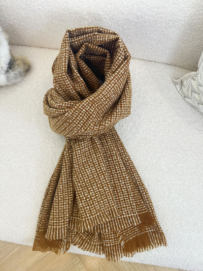 Casual χειμωνιάτικο πλεκτό κασκόλ