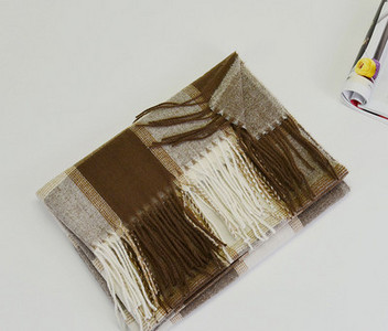 Moodne sügistalvine ruuduline sall naistele