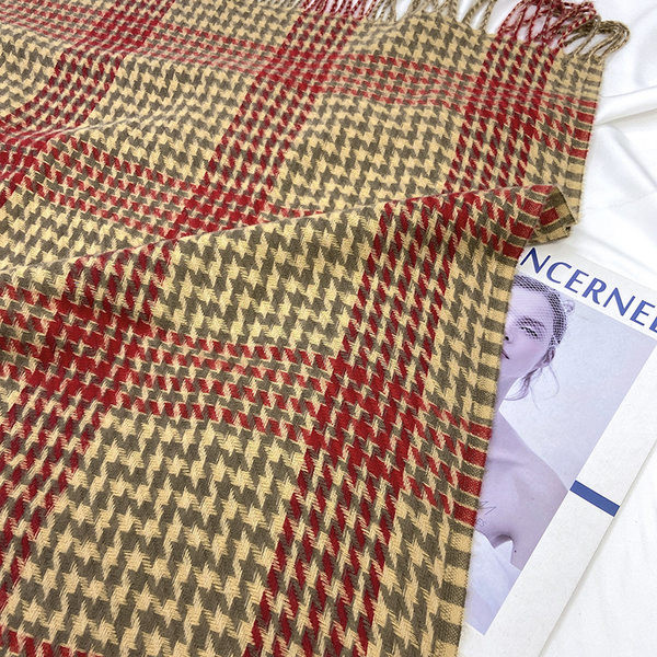 Esarfa de dama moderna cu franjuri - lungime 200 cm