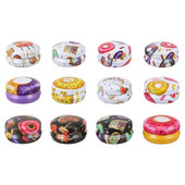 Küünlapurk Tühi plekk-plekk-reisikosmeetika ümmargune kast helmed ehted aroomiteraapia konteiner Täidetav purgi huuletee õhukindel