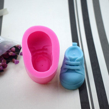 3D стерео форма на обувка Форми от смола Силиконови занаяти Силиконова форма за консумативи за производство на свещи Продукти за производство на сапун Силконови форми