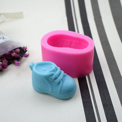 3D Stereo Shoe Shape Resin Molds Silicone Crafts Mold Silicone for Candle Making Supplies Προϊόντα κατασκευής σαπουνιού Καλούπια σιλικόνης