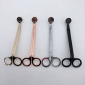 Durabil din oțel inoxidabil pentru tuns lumânări fitil de tuns lampa de ulei decupat lumânări fitil foarfece Tijera Tesoura tăietor Snuffer instrument cârlig tuns