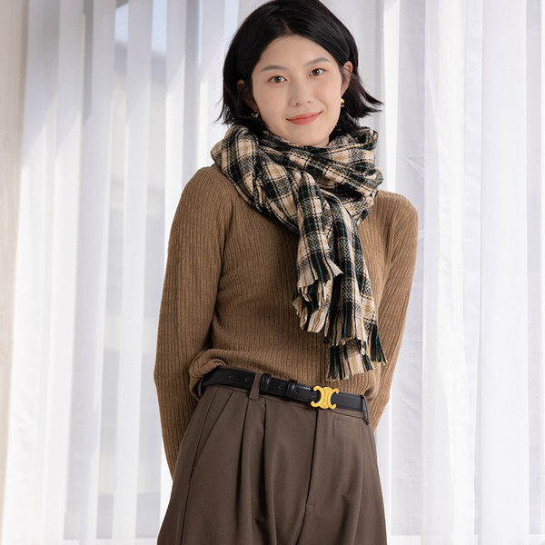 Uue mudeli naiste ruuduline sall mitmes värvitoonis