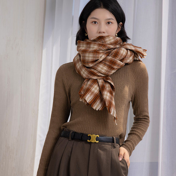 Uue mudeli naiste ruuduline sall mitmes värvitoonis