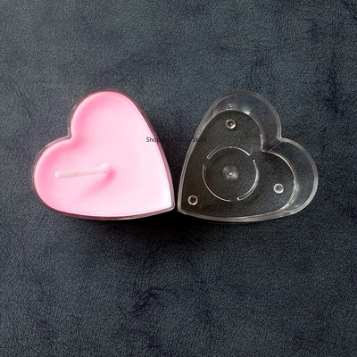 DIY käsitööna valmistatud LOVE küünlavorm 4 kujuga arvutikonteinerid küünlaseebi valmistamise käsitöötarbed käsitsi küünla valmistamise vorm XJ01