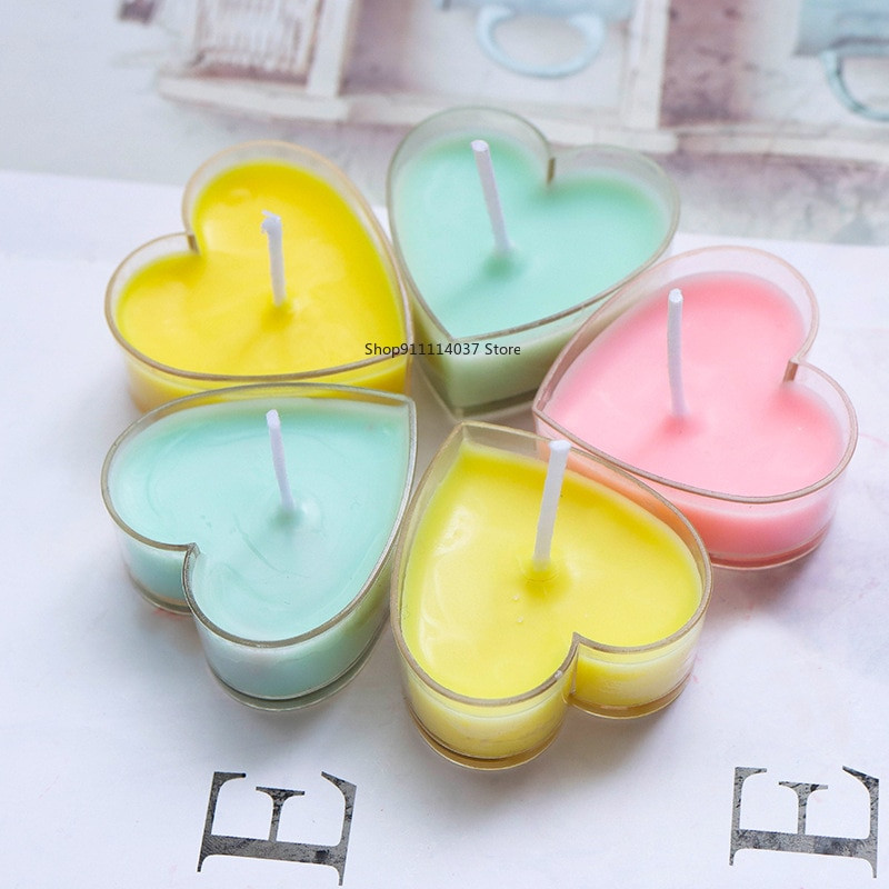 DIY käsitööna valmistatud LOVE küünlavorm 4 kujuga arvutikonteinerid küünlaseebi valmistamise käsitöötarbed käsitsi küünla valmistamise vorm XJ01