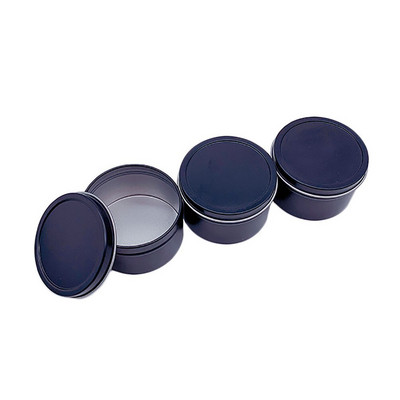 DIY Στρογγυλά μεταλλικά βάζα Αλουμινένια δοχεία με καπάκια Ταξιδιωτικά δοχεία δειγμάτων καλλυντικών Candle Candy Storage Organizer 1ΤΜ/3ΤΜ