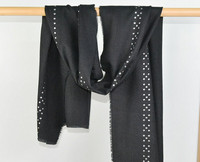 Alkalmi női sál sötét színben