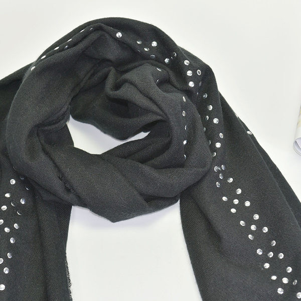 Alkalmi női sál sötét színben