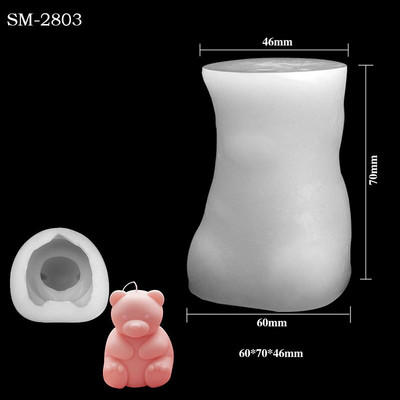 Mucegaiă din silicon în formă de U pentru lumânări, cu arc în dungi, pentru aromoterapie, pentru ipsos, instrument pentru fabricarea lumânărilor, săpun, rășină, pentru decorarea casei