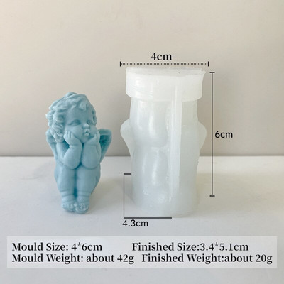 „Pasidaryk pats“ Kalėdų dovanų dėžutė, kvepianti žvakių gipso formos lanko dovanų dėžutė fondant silikoninė forma Kalėdų dekoro muilas, gaminantis dervos formą