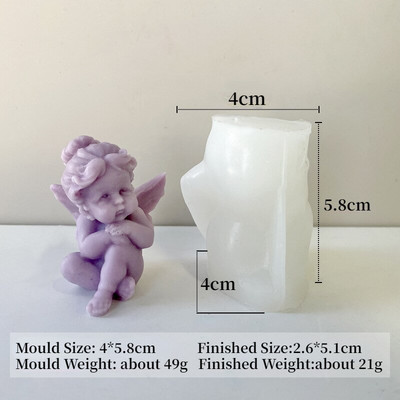 „Pasidaryk pats“ Kalėdų dovanų dėžutė, kvepianti žvakių gipso formos lanko dovanų dėžutė fondant silikoninė forma Kalėdų dekoro muilas, gaminantis dervos formą