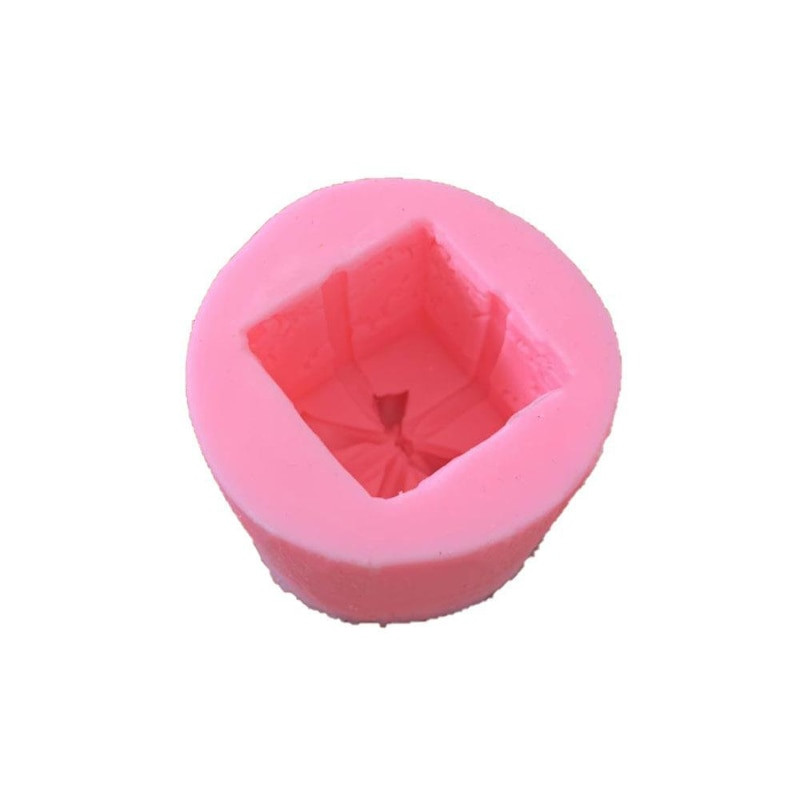 „Pasidaryk pats“ Kalėdų dovanų dėžutė, kvepianti žvakių gipso formos lanko dovanų dėžutė fondant silikoninė forma Kalėdų dekoro muilas, gaminantis dervos formą