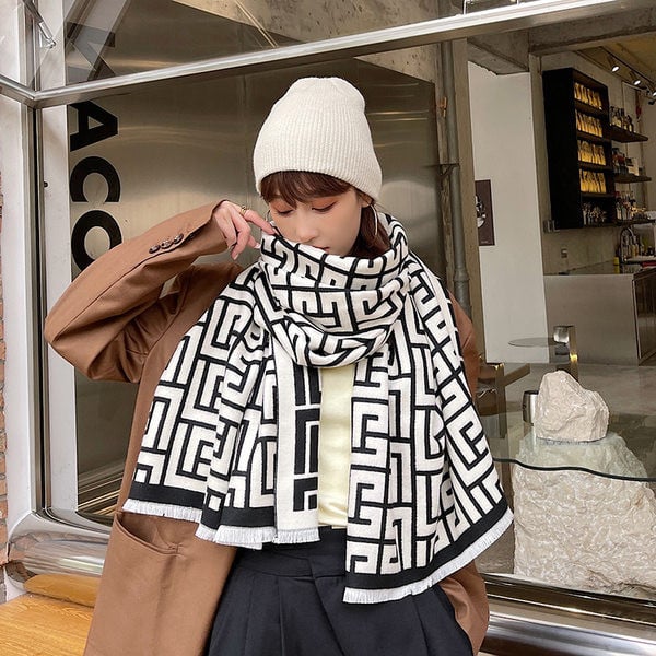 Esarfa dama toamna-iarna trei culori