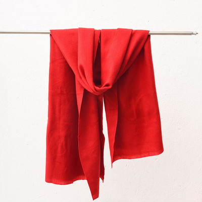 Μονόχρωμο γυναικείο κασκόλ  - κατάλληλο για χειμώνα