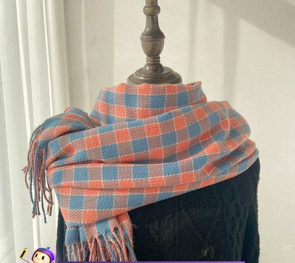 Uue mudeli naiste ruuduline sall mitmes värvitoonis