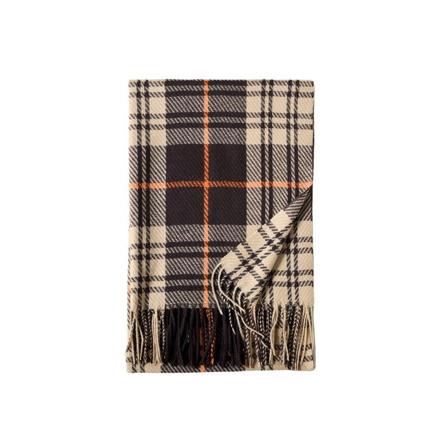 Καρό γυναικείο κασκόλ μήκους 180cm