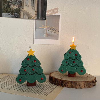 Нова коледна елха Gingerbread Man Силиконова форма Ароматерапевтична свещ Форма Направи си сам Форма за свещи Коледни подаръци Консумативи