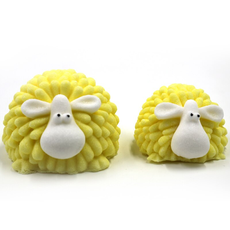 Τρισδιάστατα χαριτωμένα καλούπια κεριών σιλικόνης προβάτων Forms DIY Κεριά Κατασκευή Χειροποίητο Σαπούνι Πηλός Γύψος Ρητίνη Χειροτεχνία Καλούπια Εργαλεία διακόσμησης τούρτας