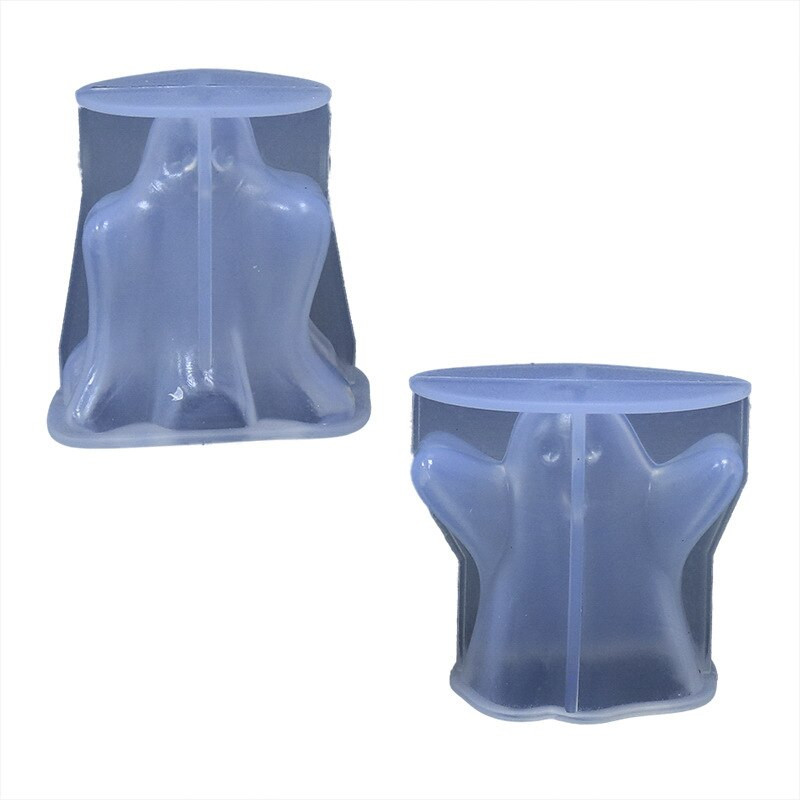 Ghost Halloween Scented Candle Moulds σιλικόνης DIY Horror Skull Handmade Soap Gypsum Candle Making Mold Decoration Supplies