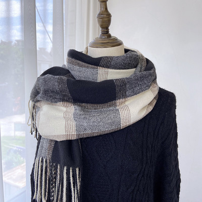 Νέο μοντέλο καρό κασκόλ μήκους 200cm για γυναίκες