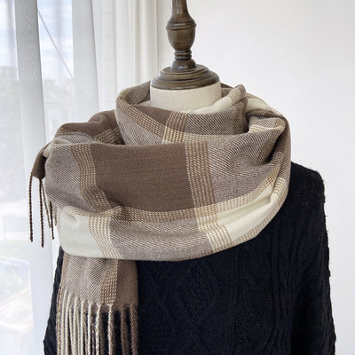 Νέο μοντέλο καρό κασκόλ μήκους 200cm για γυναίκες