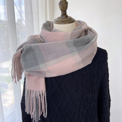 Νέο μοντέλο καρό κασκόλ μήκους 200cm για γυναίκες