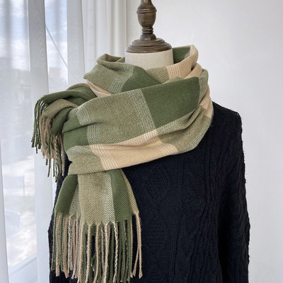 Νέο μοντέλο καρό κασκόλ μήκους 200cm για γυναίκες