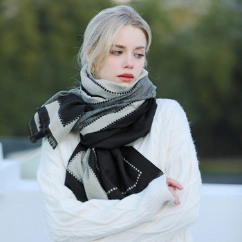 Нов модел зимен дамски шал