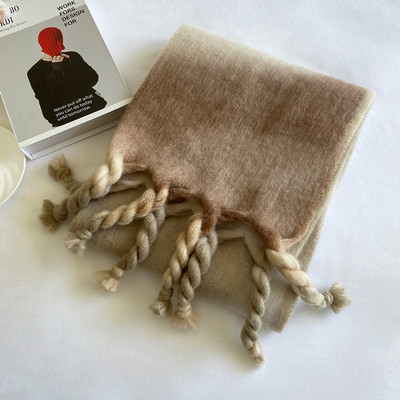 Esarfa de iarna de dama cu imprimeu floral