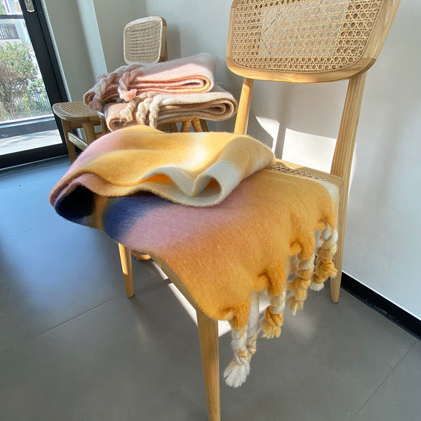 Esarfa de iarna de dama cu imprimeu floral