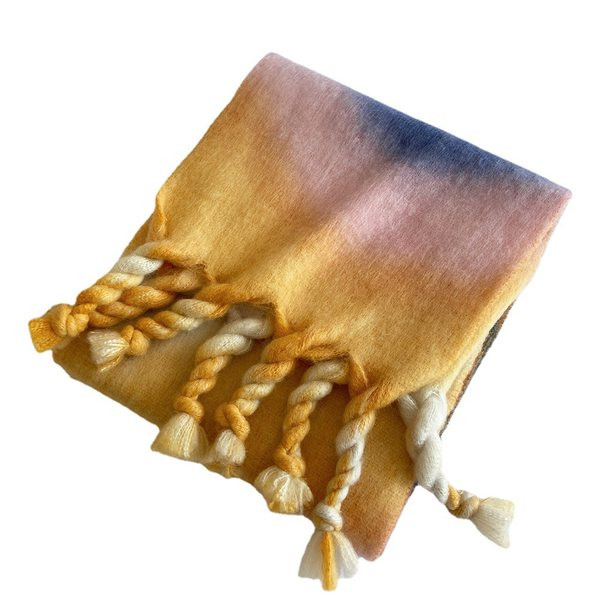 Esarfa de iarna de dama cu imprimeu floral