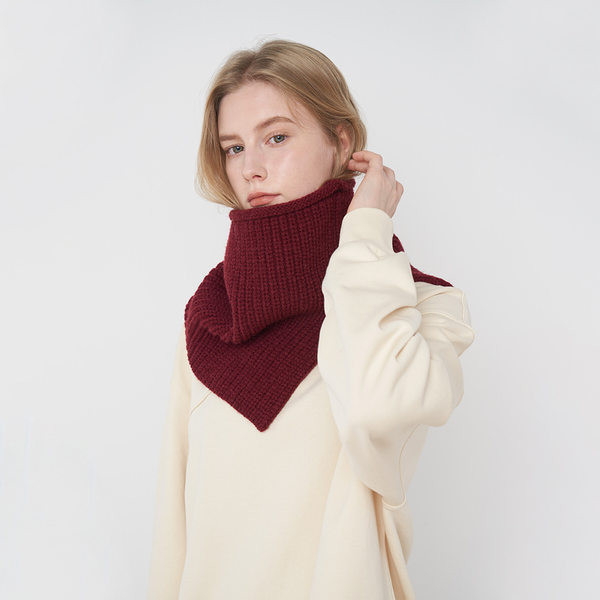 Γυναικείος πλεκτός γιακάς  φουλάρι