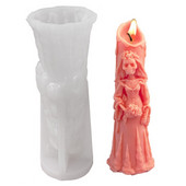 Noi cadouri de Halloween Mucegai pentru lumânări cu craniu zombie Mucegai din silicon Mucegai din rășină Materiale pentru lumânări Mucegai pentru lumânări Kit pentru lumânări