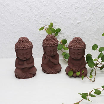3D Buddha Candle Fondant Mould Silicone Molde Silicona Buda Aromatherapy Wax Craft Decorating Tools Resin Velas Making Supplies