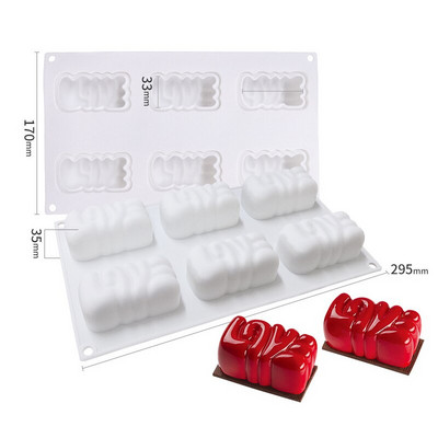 Suured 15/6 õõnsused mullikubliküünlad Aroomiteraapia silikoonvormivaht koogivormid 3D šokolaadist käsitsi valmistatud seebiga töövahend toidukvaliteediga