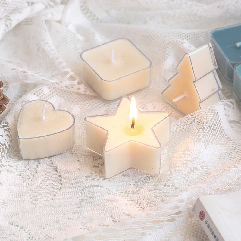20 Σετ Flower Heart Empty Tealight Cups Κερί Κερί Κονσέρβες Βαζάκια Θήκες Δοχεία Καλούπια Διακόσμηση πάρτι Κηροπήγια DIY Κατασκευή κεριών