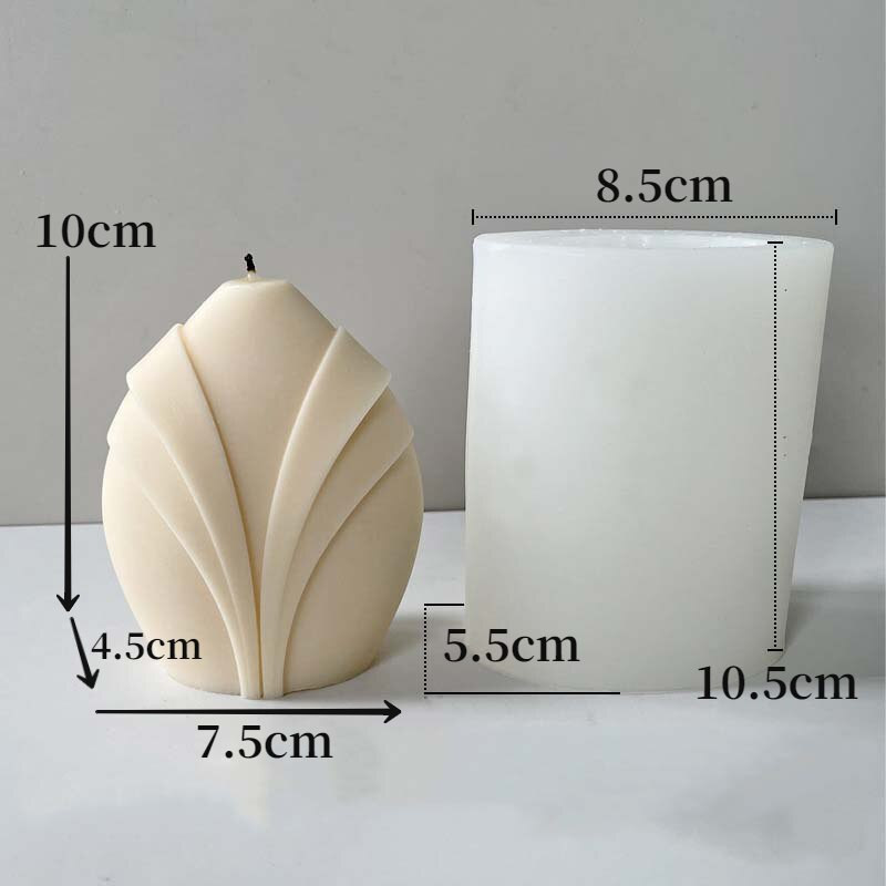 3D Geometric Abstraction Handmade Silicon Molds Silicone Crafts Aroma Candles Καλούπια Diy Candle Mold for Resin Mold Form Making