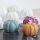 3D kõrvitsa küünla silikoonvorm isetegemine Halloweeni krohvikunst aroomiteraapia küünalde valmistamisel käsitsi valmistatud seebikoogi vormi kaunistamiseks