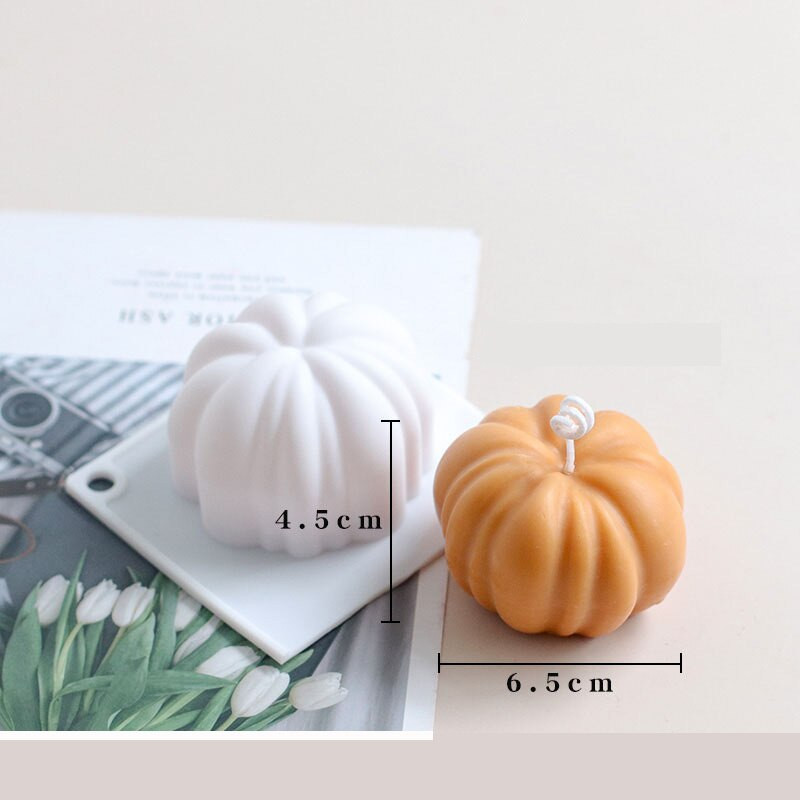 Κερί Σχήμα κολοκύθας Καλούπι σιλικόνης Πολυμερές άργιλο Κερί Αρωματοθεραπείας Κατασκευή Καλούπια Σαπούνι Καλούπι Halloween DIY Crafts Καλούπι κεριών