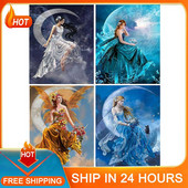 Siuvinėjimo kryželiu rinkiniai „pasidaryk pats“ pasakų personažai Ekologiški medvilnės siūlai 11CT spausdinti siuvinėjimas Rankdarbiai 40x50 cm namų dekoravimas