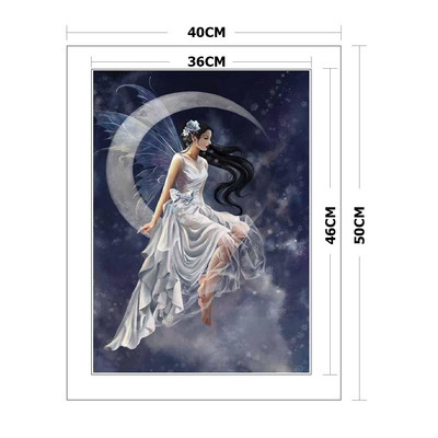 Siuvinėjimo kryželiu rinkiniai „pasidaryk pats“ pasakų personažai Ekologiški medvilnės siūlai 11CT spausdinti siuvinėjimas Rankdarbiai 40x50 cm namų dekoravimas