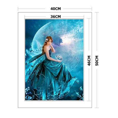 Siuvinėjimo kryželiu rinkiniai „pasidaryk pats“ pasakų personažai Ekologiški medvilnės siūlai 11CT spausdinti siuvinėjimas Rankdarbiai 40x50 cm namų dekoravimas