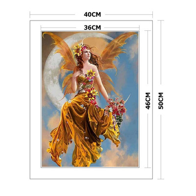 Siuvinėjimo kryželiu rinkiniai „pasidaryk pats“ pasakų personažai Ekologiški medvilnės siūlai 11CT spausdinti siuvinėjimas Rankdarbiai 40x50 cm namų dekoravimas