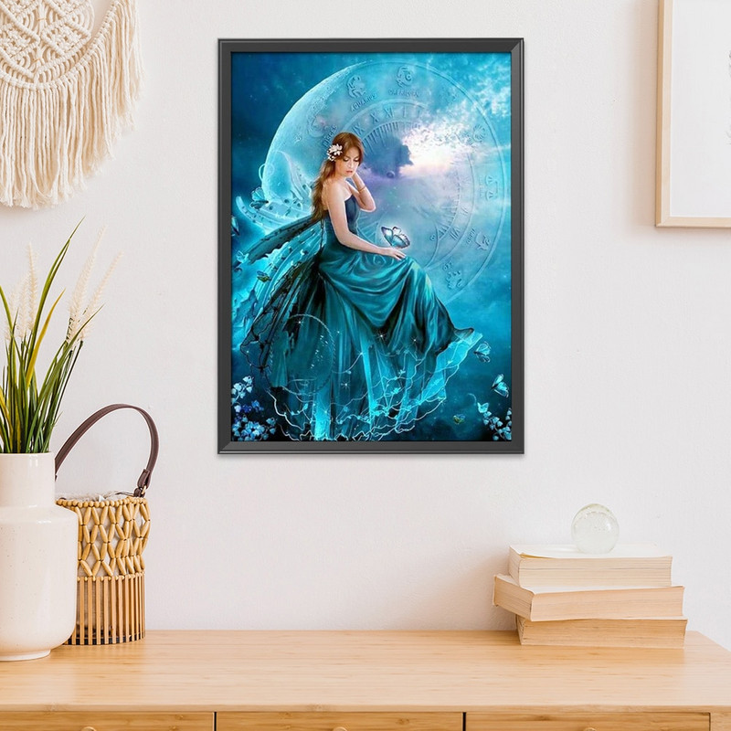 Siuvinėjimo kryželiu rinkiniai „pasidaryk pats“ pasakų personažai Ekologiški medvilnės siūlai 11CT spausdinti siuvinėjimas Rankdarbiai 40x50 cm namų dekoravimas